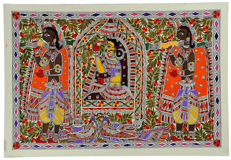 Newly Wed Bride in Palanquin