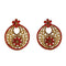 Fashion Fresh Red Flower Earrings Tops