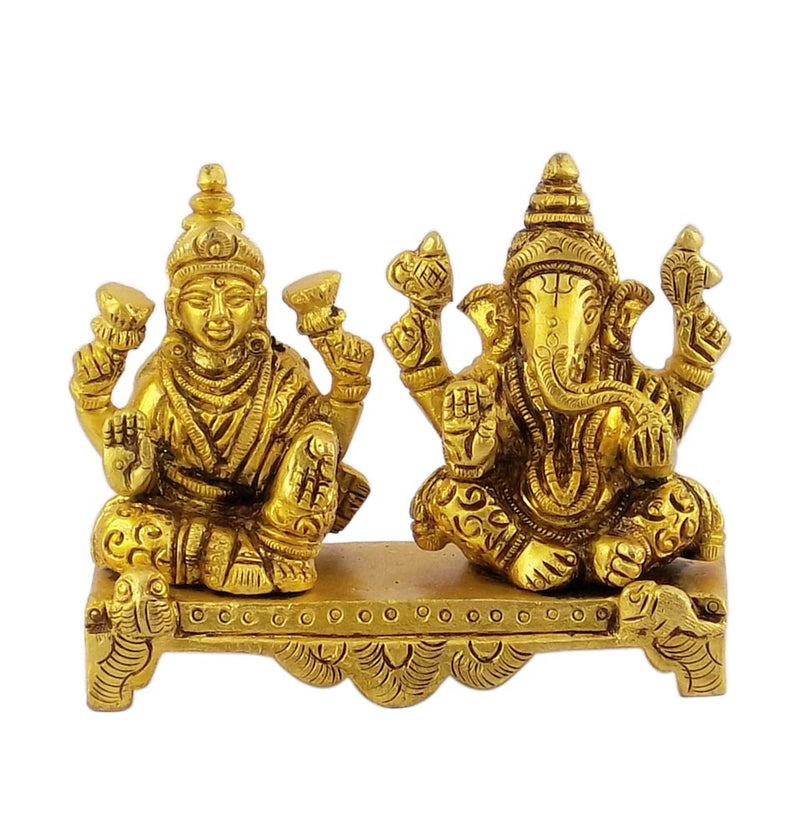 Lakshmi Ganesh Statue for Home Temple