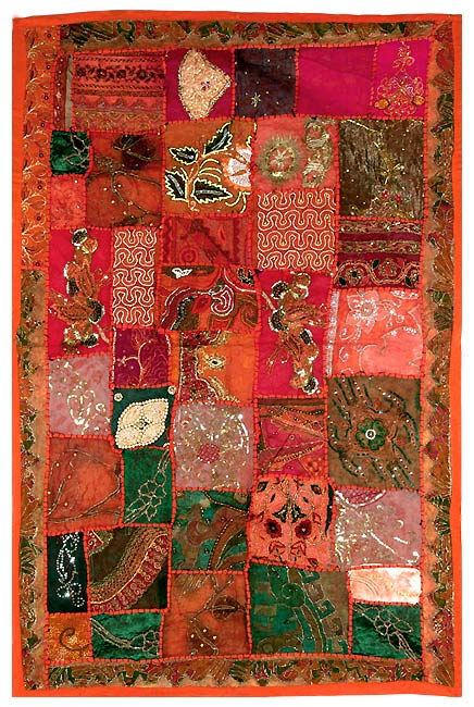 Saree Tapestry-Autumn Song