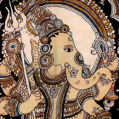 Shri Ganeshji - Kalamkari Painting