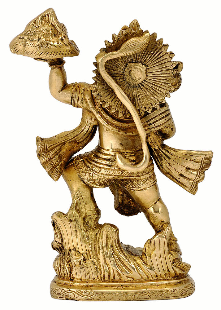Lord Hanuman Carrying Herbs Mountain