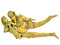 'King & Queen' Decorative Brass Betelnut Cutter