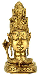 Mighty Lord Shiva - Brass Sculpture