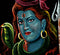 Gangadhar Shiva - Hand Painting on Velvet 26"
