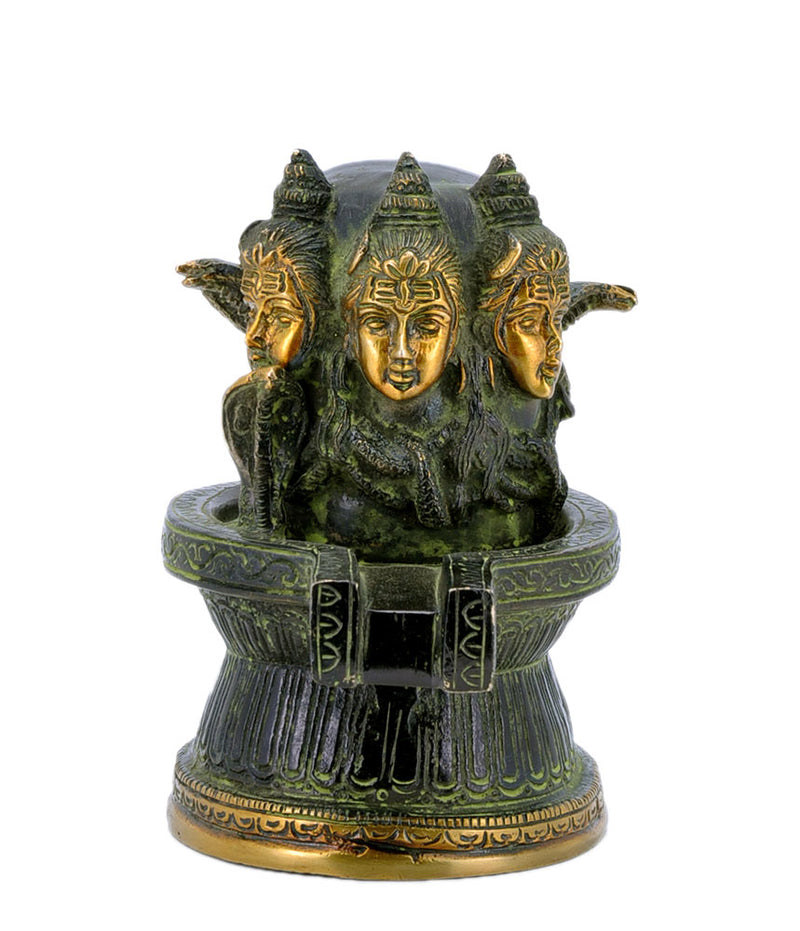 Three Headed Shiva Ling