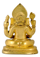 Devotee Ganesha Holding Shivalinga