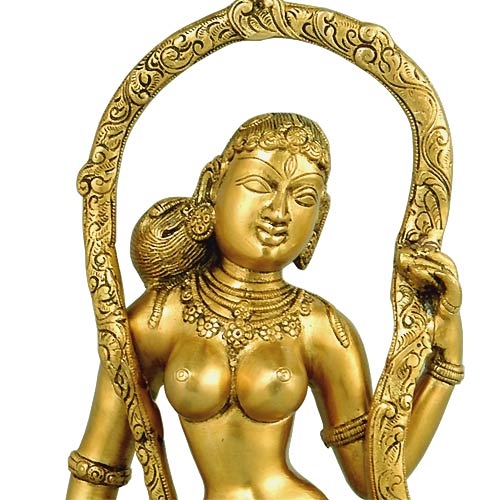 Standing Beauty - Brass Sculpture 17"