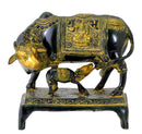 Brass Sculpture Cow and Her Calf 6.75"