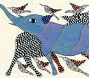 Joy - Gond Bhil Tribal Painting