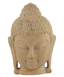 Serene Buddha Head - Stone Staue