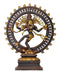 God of Dance Nataraj Shiva - Antiquated Brass Statue 13"