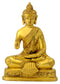 Mediating Lord Buddha Brass Figurine