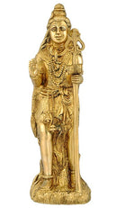 Ascetic Lord Shiva Brass Sculpture 11"