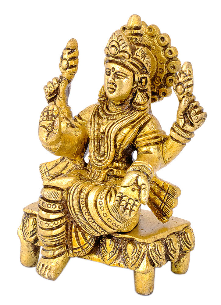 Lakshmi Maa Brass Statue