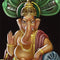 Lord Ganesha Seated on Sheshnag 26"