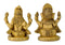 Miniature Pair of Brass Ganesha & Laxmi Figurine