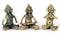 Musician Ganeshas - Set of 3 - Dhokra Sculpture
