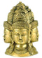 Four Head Shiva Mandal - Brass Statue