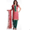 Lovely Cotton Embroidered Suit With Bandhni Salwar