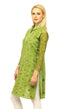Cool Olive Green Embroidered Cotton Kurti