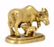Holy Cow and Calf - Brass Showpiece for Home Decor