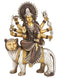 Goddess Durga - Brass Sculpture