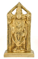 Lord Sri Venkateswara - Brass Statue 8.50"