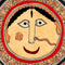 Madhubani Painting "Beautiful Goddess"