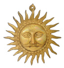 Brass Surya Wall Plaque
