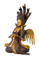 Naag Kanya Golden Brown Finish Statue