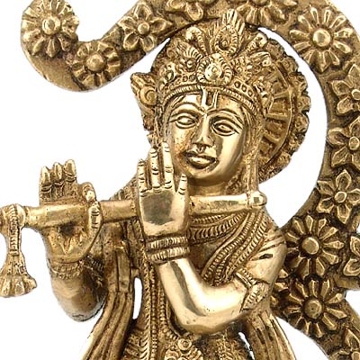 Yogeshwar Shri Krishna - Brass Statue