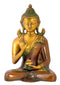 Buddha in Abhya Mudra - Brass Figurine 6"