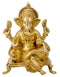 Lord Ganesha Seated on Chowki