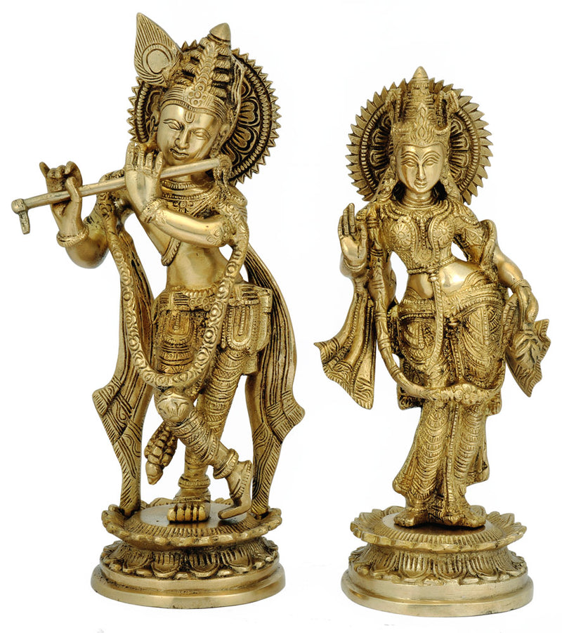 Lord Krishna with Radha Rani