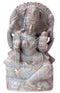 Goddess Laxmi Holding Pot of Wealth - Stone Statue