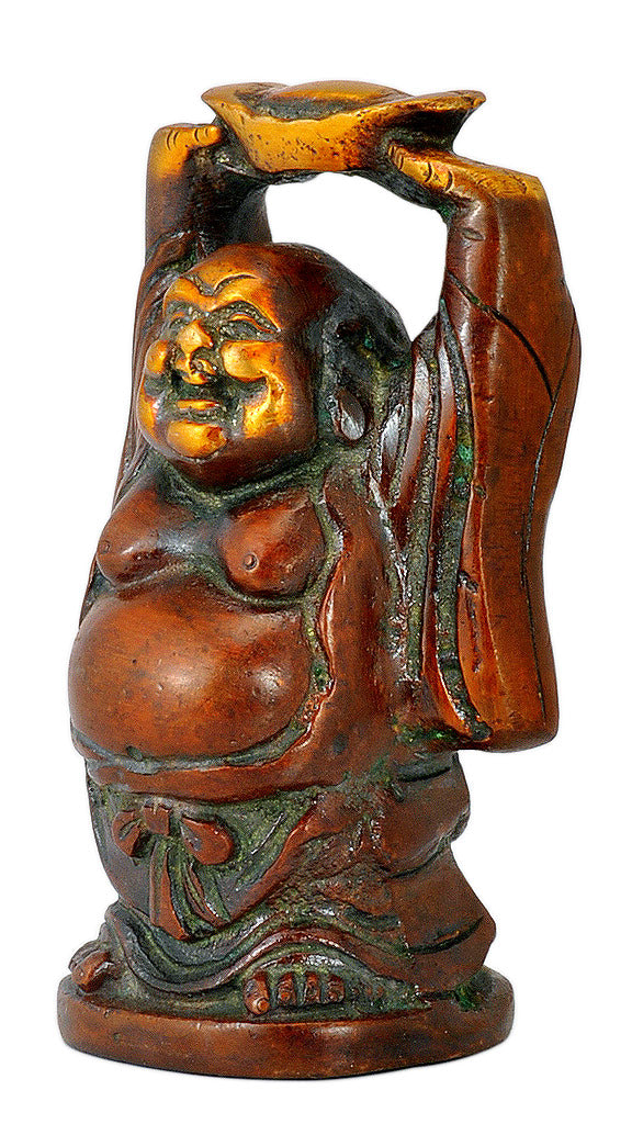 Brass Feng Shui Laughing Buddha