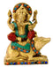 God Ganesha Seated on His Carrier Mouse
