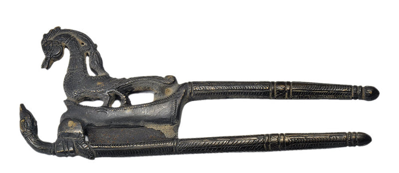 Antique Finish Yali Carving Betel Nut Cutter