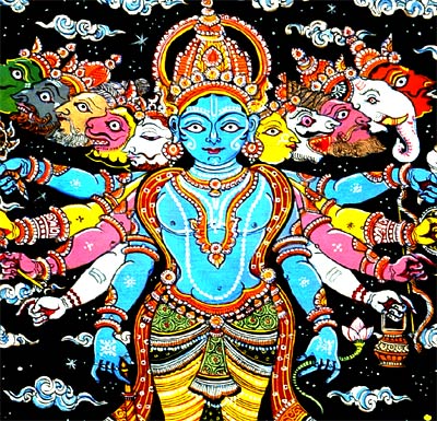 Lord Krishna Shows His Universal Form To Arjuna