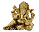 Ganpati Maharaj - Brass Sculpture 9.50"