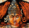 Siva as King of Dancers - Batik Painting