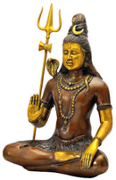 Trance Mood Shiva Blessing Statue 19.25"