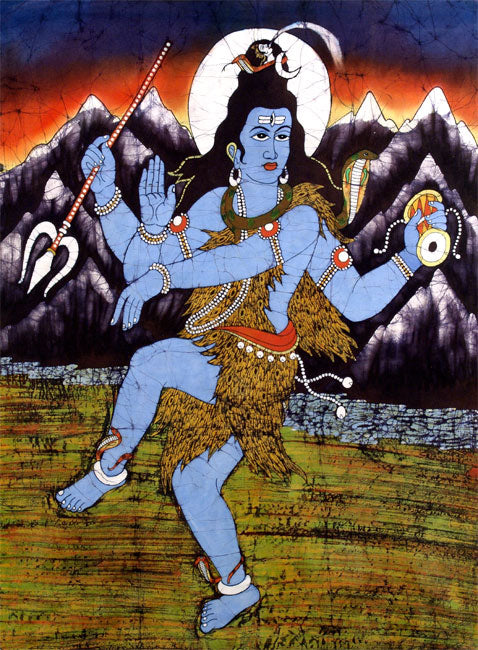 The Devine Dancer - Batik Painting