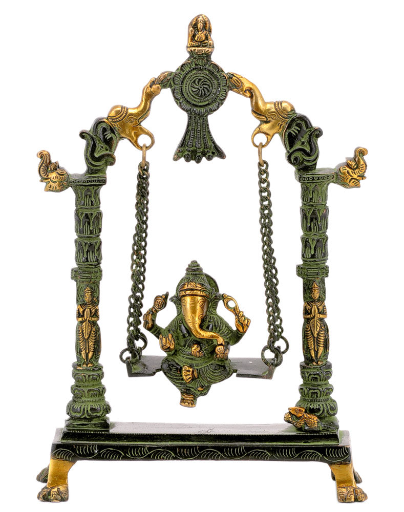 Lord Ganesh on a Swing