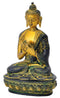 Buddha Dharmachakra Mudra Statue in Old Finish 8"