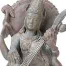 Veena Vadini Saraswati - Stone Statue