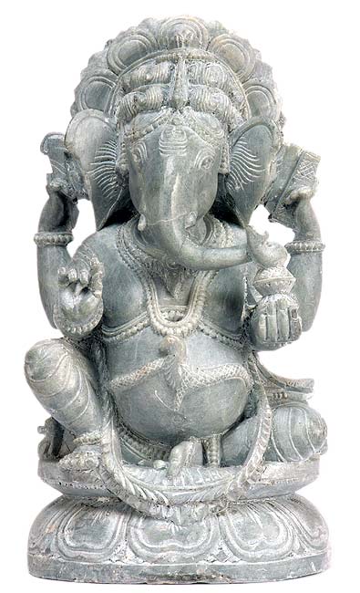 Lord Ganesha - Stone Statuette