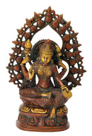Lakshmi Ma Seated on Throne 10.50"