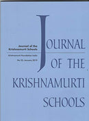 Journal of the Krishnamurti Schools [Paperback] J. Krishnamurti